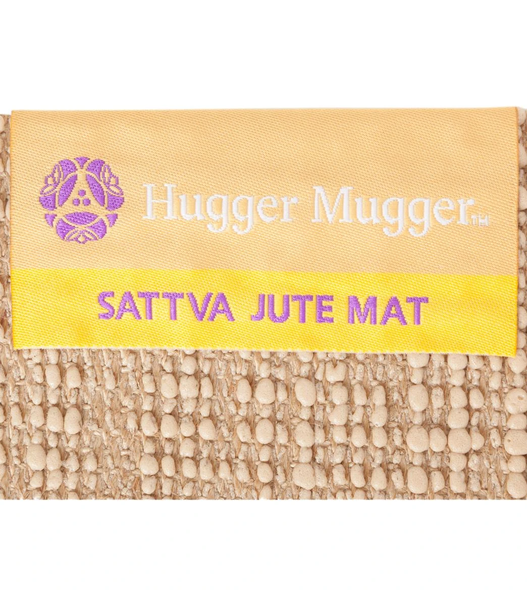 Hugger Mugger Sattva Jute Eco Yoga Mat 68" 3mm - Image 4