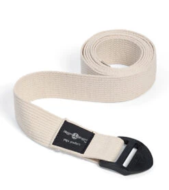 Hugger Mugger 8' Cotton Cinch Yoga Strap Natural