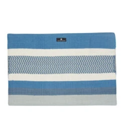 Hugger Mugger Cotton Yoga Rug 74" 3mm Caribbean Blue