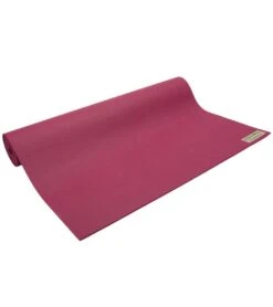 Jade Yoga Harmony Natural Rubber Yoga Mat 74" 5mm Rasberry