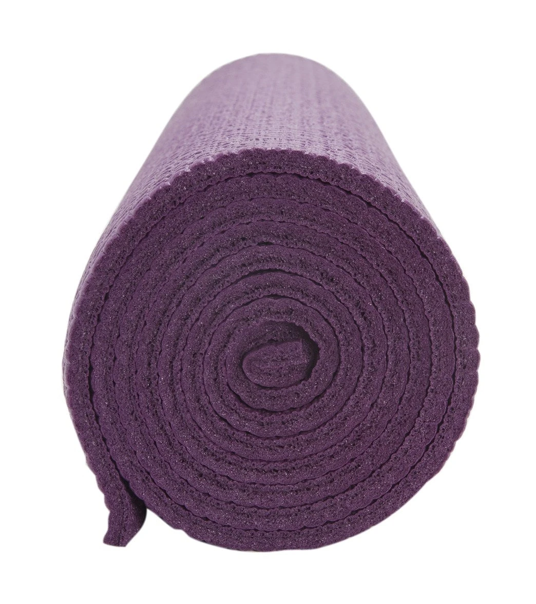 Hugger Mugger Tapas Ultra Yoga Mat 68" 6mm Extra Thick Eggplant - Image 2