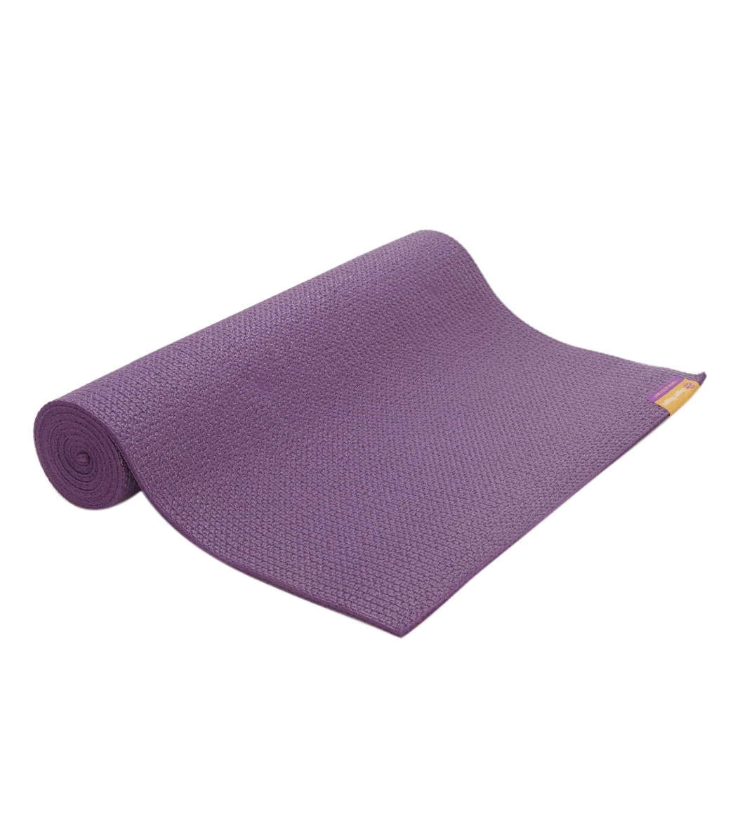 Hugger Mugger Tapas Ultra Yoga Mat 68" 6mm Extra Thick Eggplant - Image 3