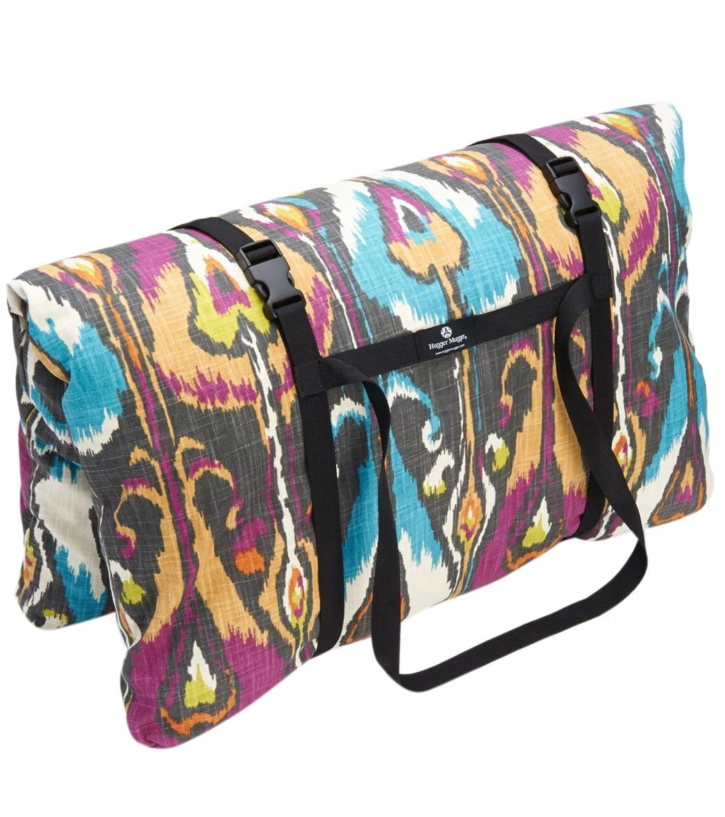 Hugger Mugger Zabuton Printed Yoga Mediation Cushion Bohemian Ikat - Image 4