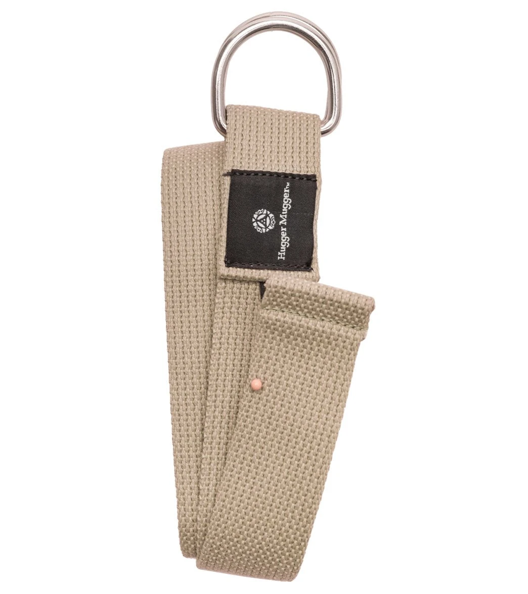 Hugger Mugger D-Ring Cotton Yoga Strap 10' Natural