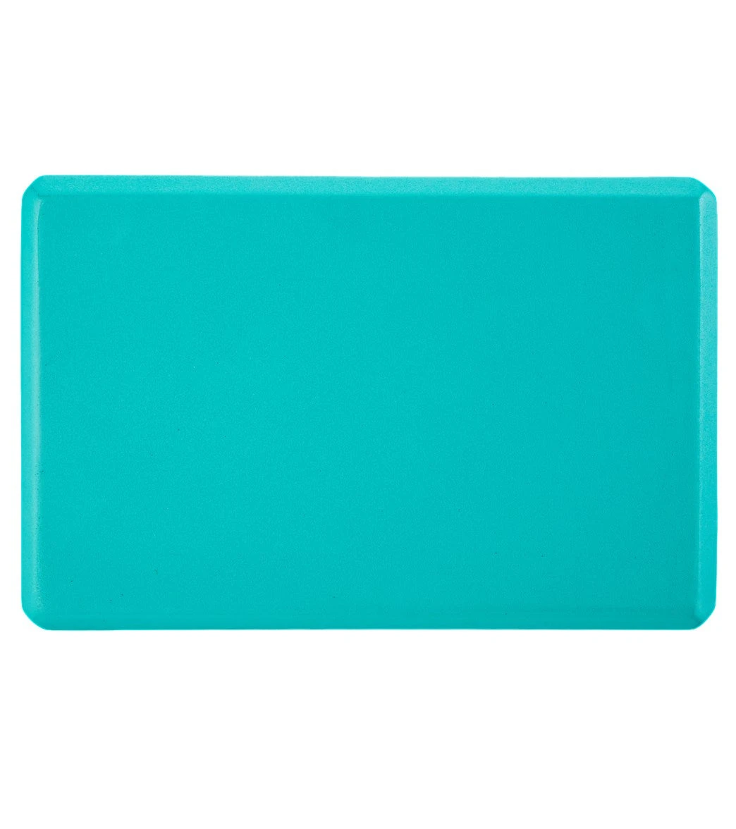 Everyday Yoga 5 Inch Foam Yoga Block Aqua - Image 2