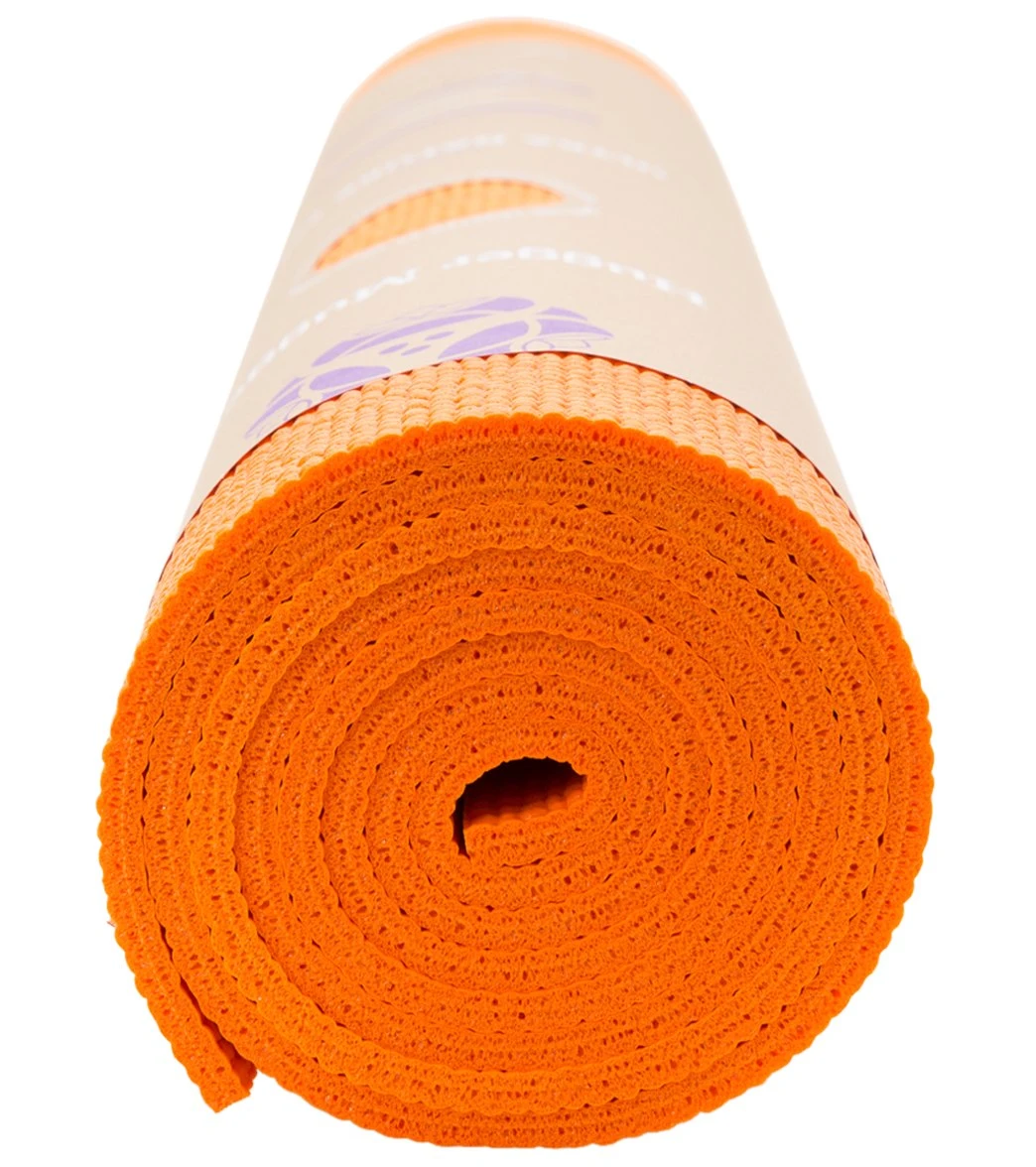 Hugger Mugger Nature Collection Ultra Thick Yoga Mat 68" 6mm Flame - Image 2