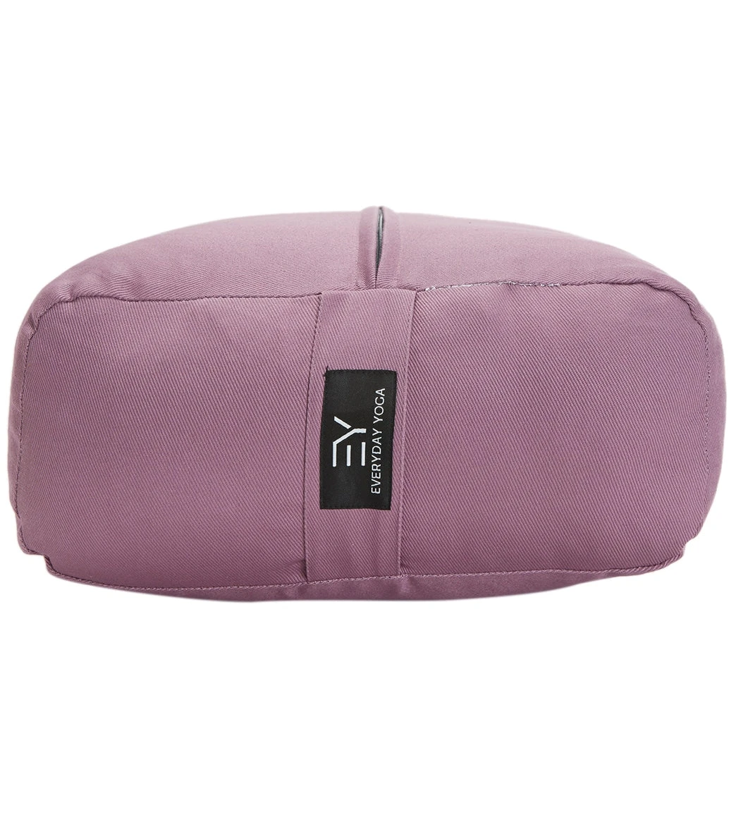 Everyday Yoga High Impact Cotton Rectangular Yoga Bolster Lilac - Image 3