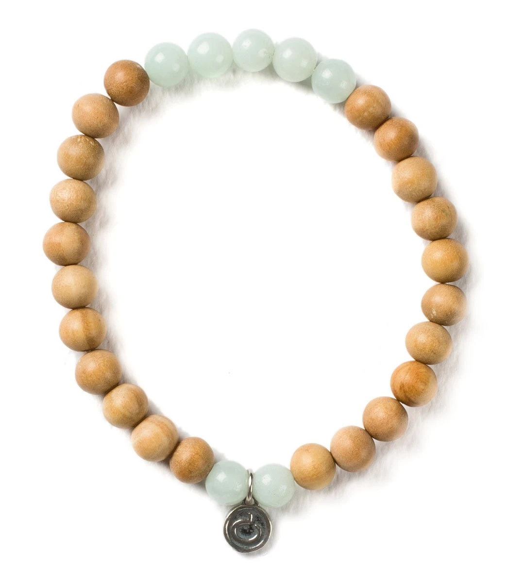Mala Collective Following Dreams Yoga Bracelet Amazonite