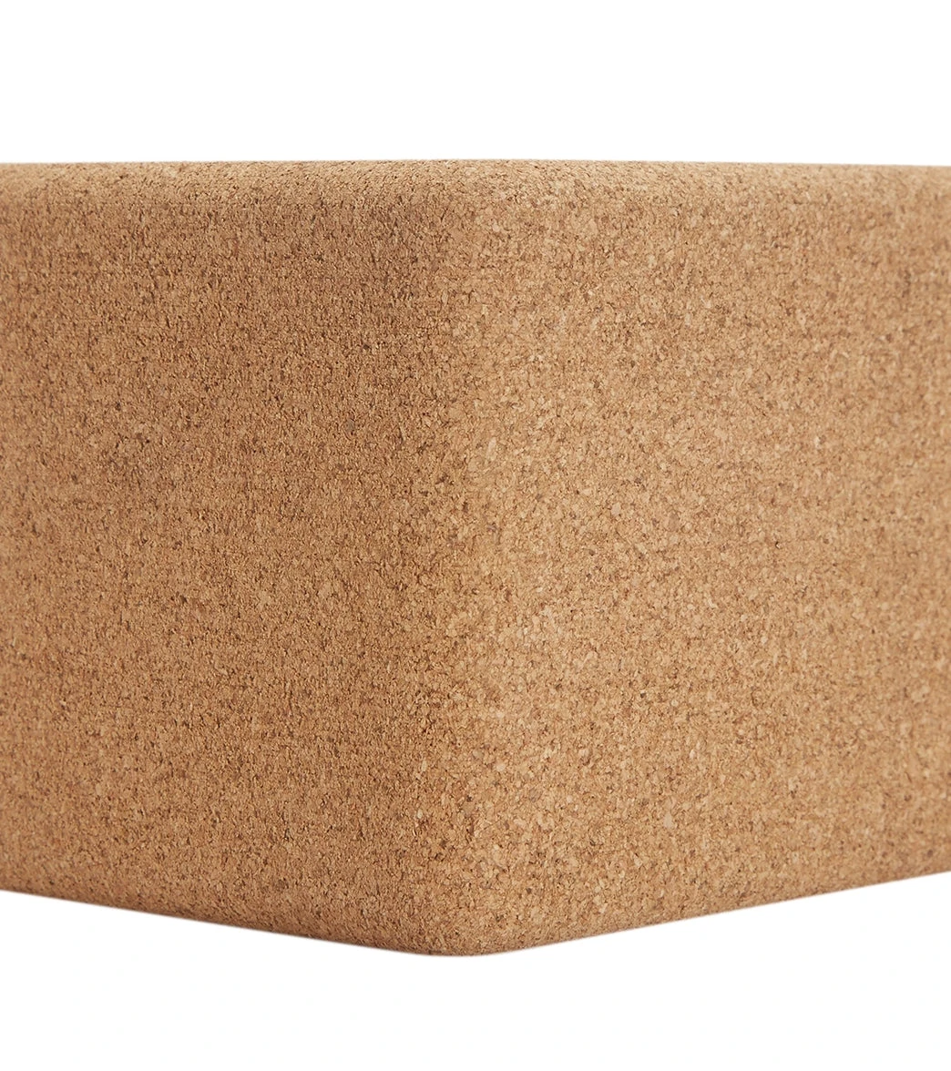 Everyday Yoga Cork Yoga Block 5 Inch Natural - Image 3
