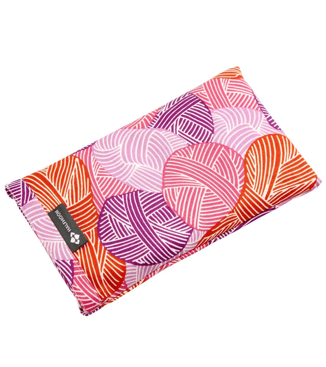 Halfmoon Cotton Yoga Eye Pillow Unscented - Unwind Pink - Image 4