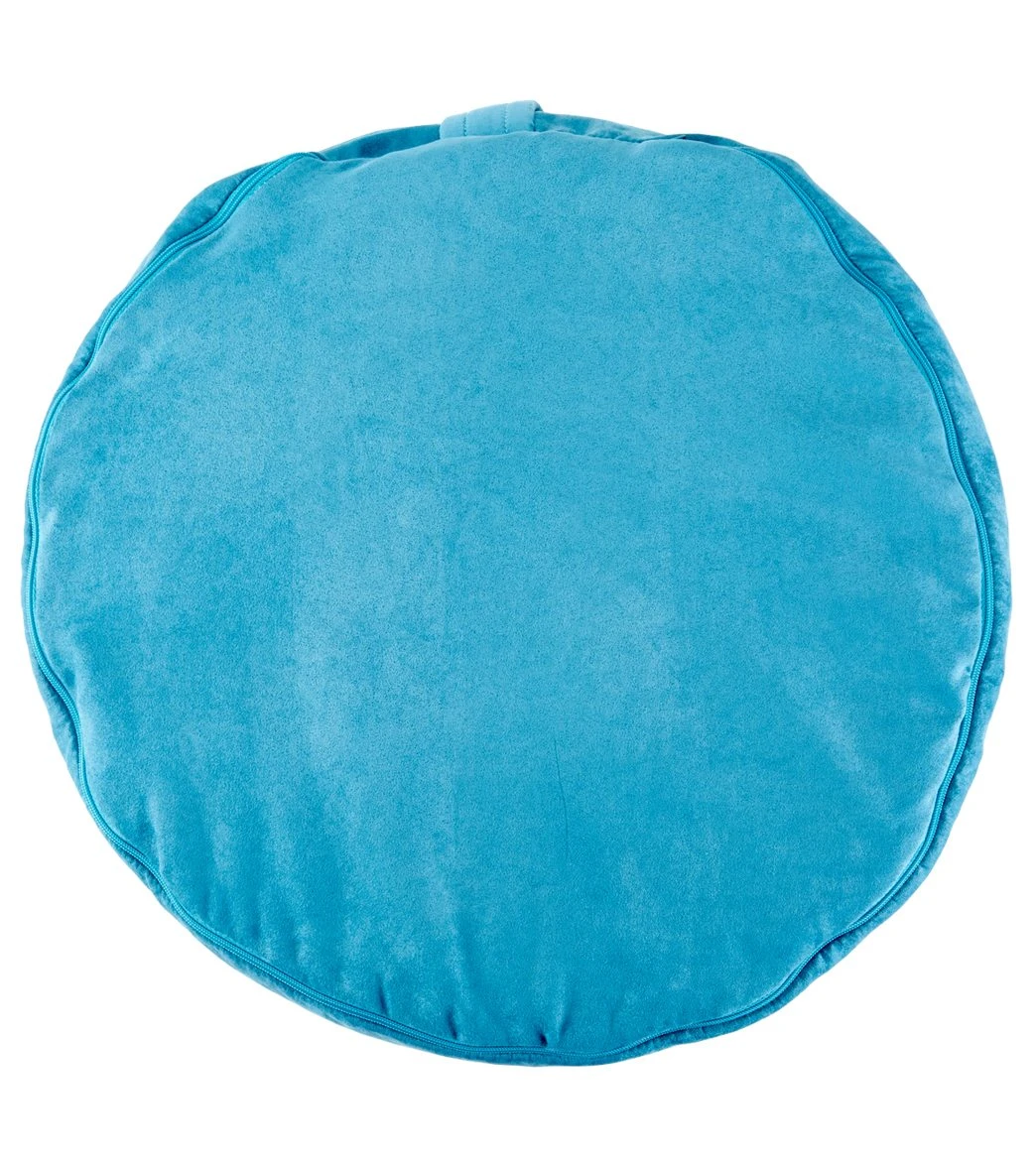 Gaiam Zafu Yoga Meditation Cushion Teal