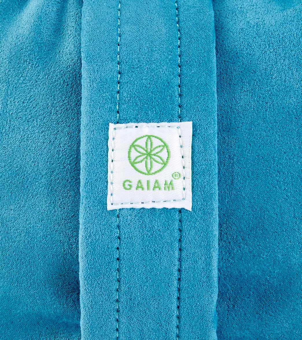 Gaiam Zafu Yoga Meditation Cushion Teal - Image 2