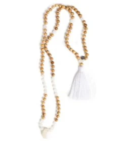 Mala Collective Mala Inviting Clarity Japa Mala Necklace