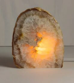 SoulMakes Agate Geode Lamp Natural