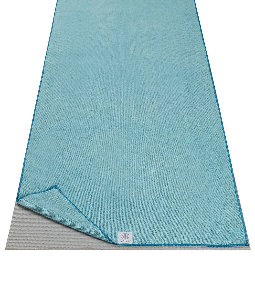 Gaiam Riverside Microfiber Yoga Mat Towel - Image 3