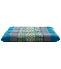 Zafuko Small Rollable Flat Meditation Cushion Turquoise