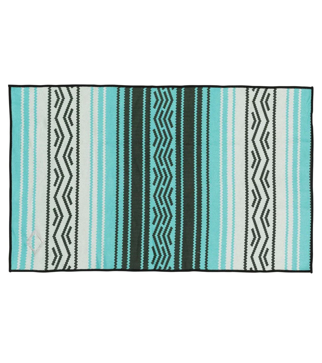Nomadix Baja Yoga Hand Towel Aqua - Image 2