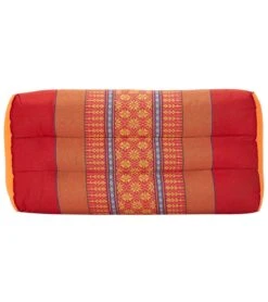 Zafuko Zafu Standard Meditation And Yoga Cushion Red Candy/Taupe