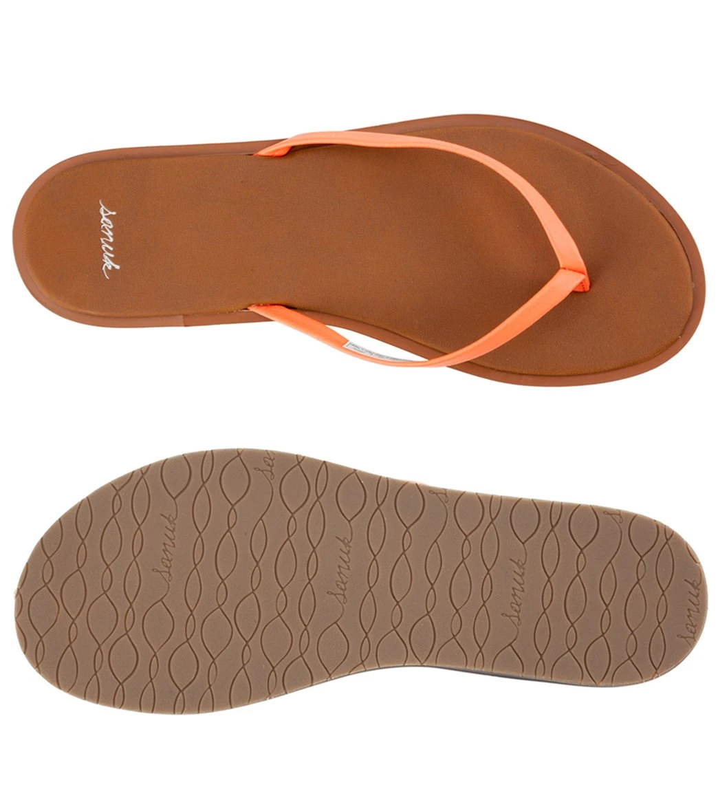 Sanuk Women's Yoga Aurora Flip Flop - Image 4
