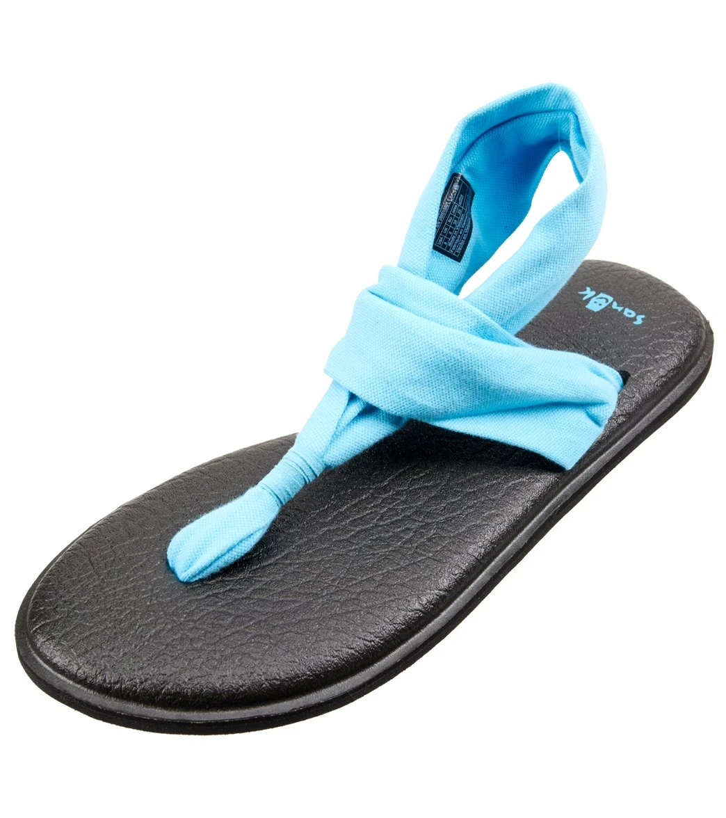 Sanuk Women's Yoga Sling 2 Sandal Aqua - Image 4