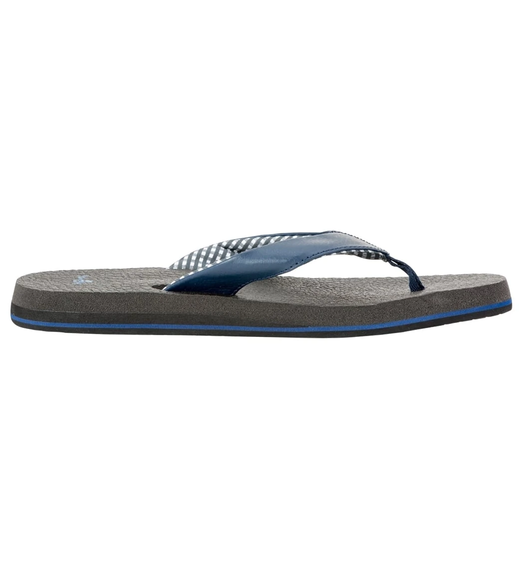 Sanuk Women's Yoga Mat Flip Flop Navy - Image 2
