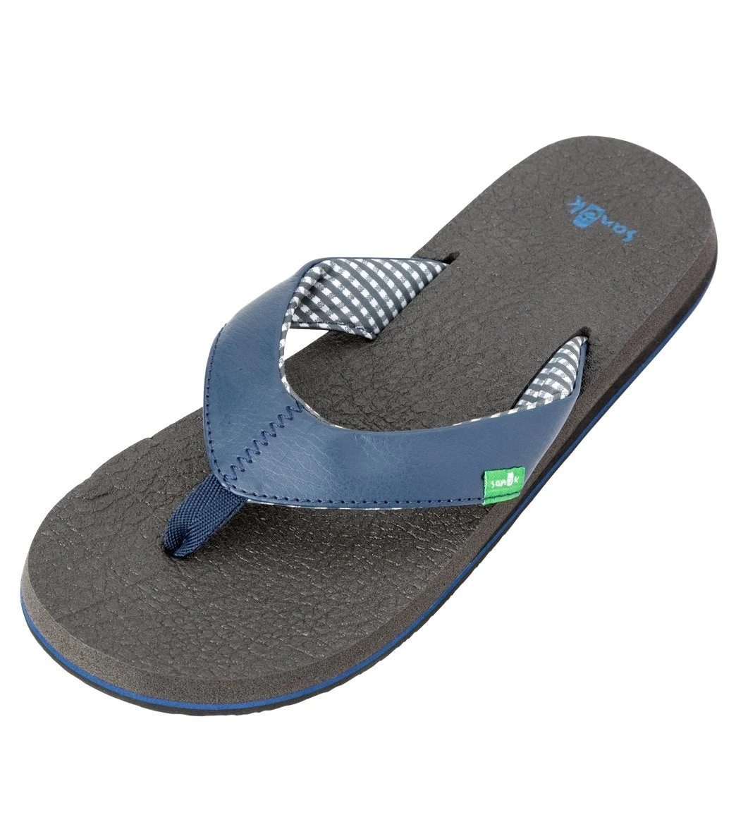 Sanuk Women's Yoga Mat Flip Flop Navy - Image 4