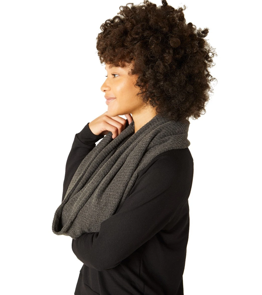Beyond Yoga Waffle Knit Long Infinity Scarf - Image 4