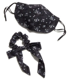 Free People Floral Mask And Scrunchie Set