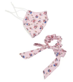 Free People Floral Mask And Scrunchie Set Lilac