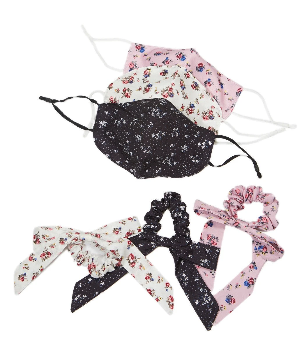 Free People Floral Mask And Scrunchie Set - Image 12