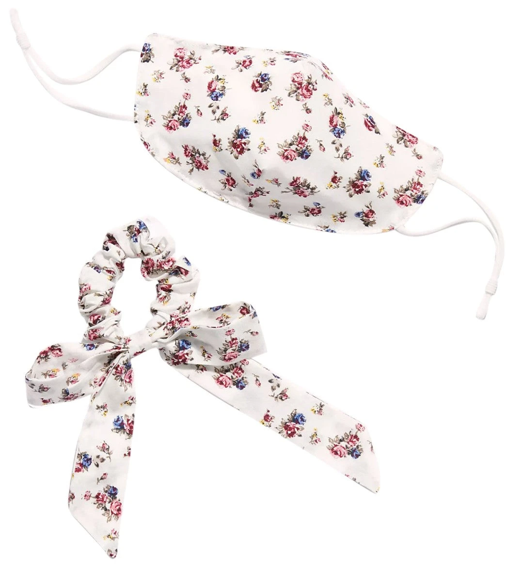 Free People Floral Mask And Scrunchie Set - Image 5