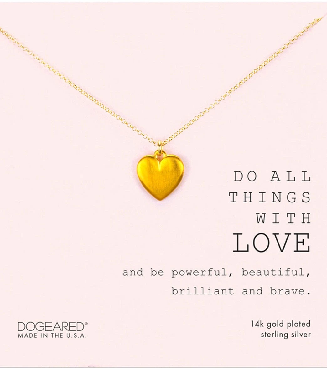 Dogeared Do All Things With Love Necklace
