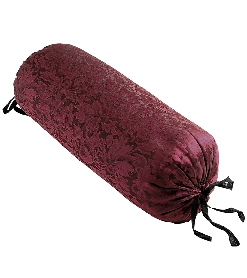 Hugger Mugger Silk Yoga Neck Pillow Merlot