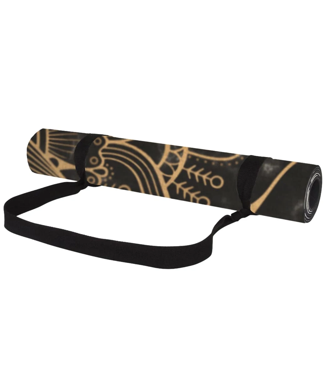 Shakti Warrior Sahasrara Hemp Yoga Mat 72" 3mm Black