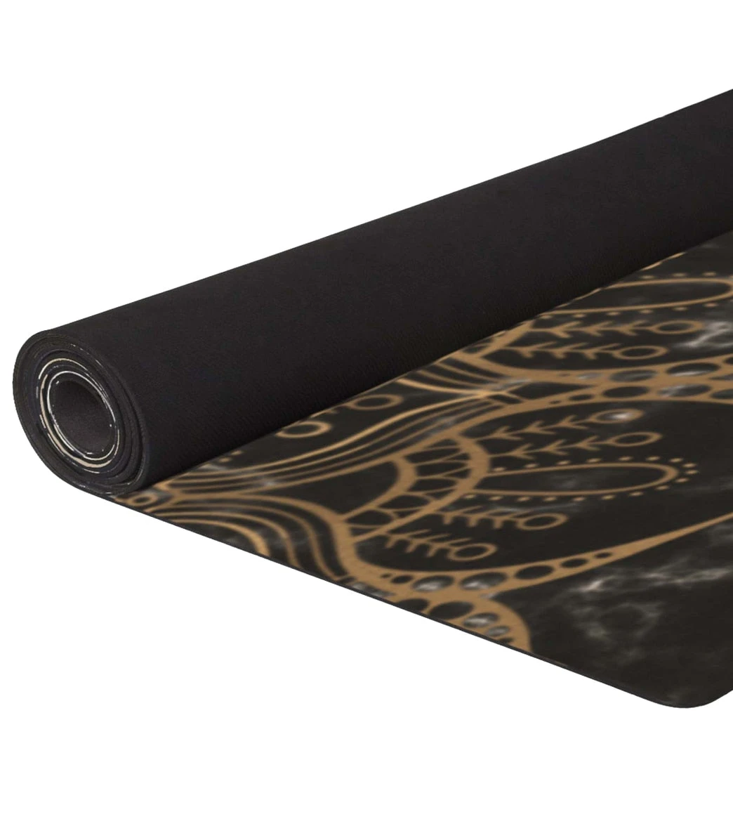 Shakti Warrior Sahasrara Hemp Yoga Mat 72" 3mm Black - Image 2