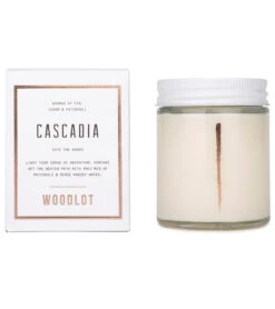 Woodlot Cascadia Candle, 8 Oz White