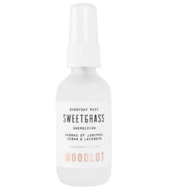 Woodlot Sweetgrass Everyday Mist, 2 Oz White