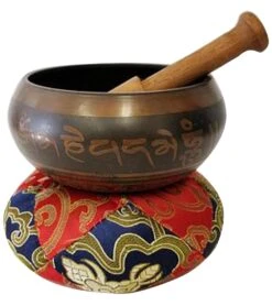Yak & Yeti Tibetan Om Singing Bowl Brass