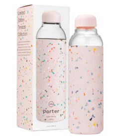 W&p Porter Water Bottle Terrazzo Blush