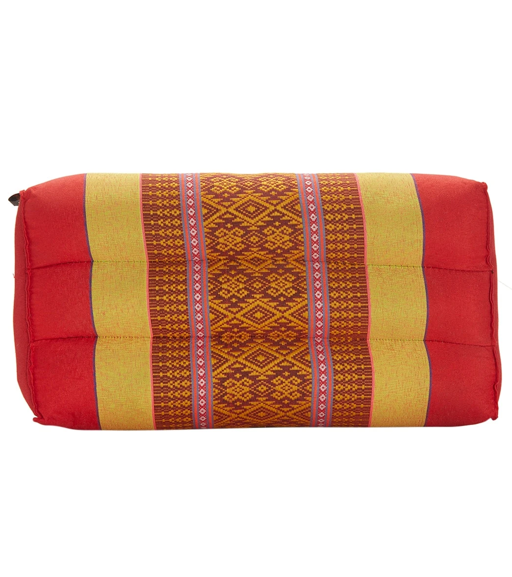 Zafuko Zafu Standard Meditation And Yoga Cushion Spanish Red/Yellow