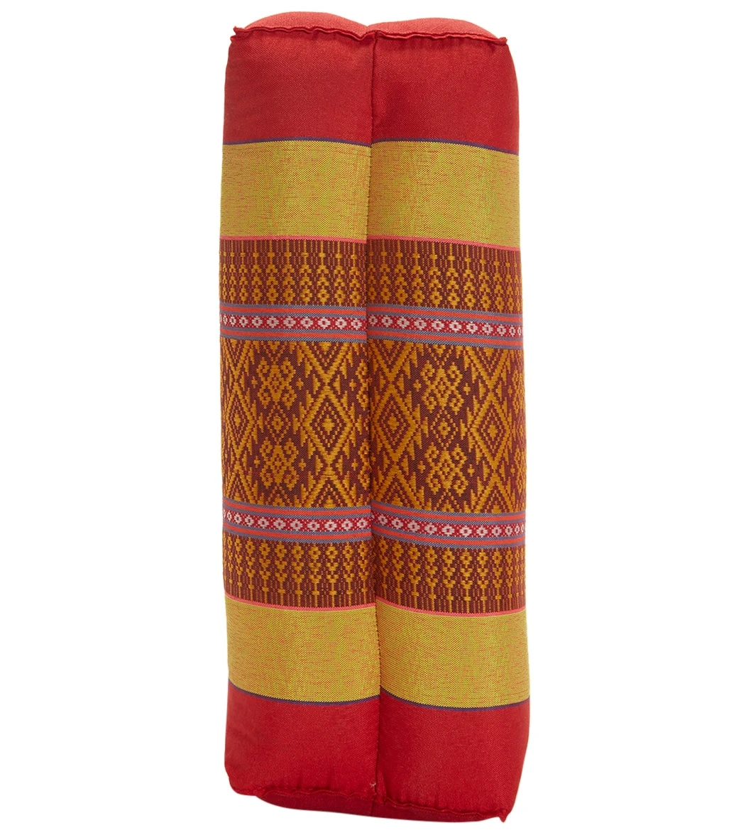 Zafuko Zafu Standard Meditation And Yoga Cushion Spanish Red/Yellow - Image 2