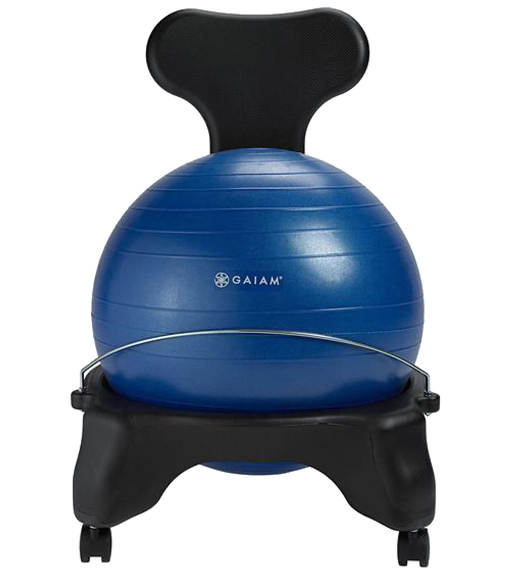 Gaiam Classic Balance Ball Chair Blue - Image 3