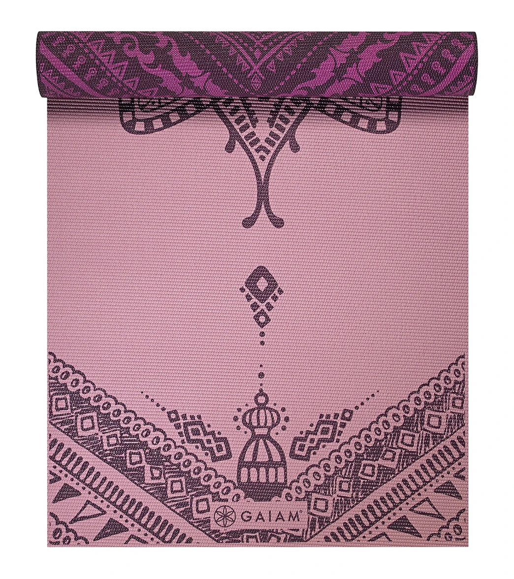 Gaiam 6mm Yoga Mat Reversible Inner Peace