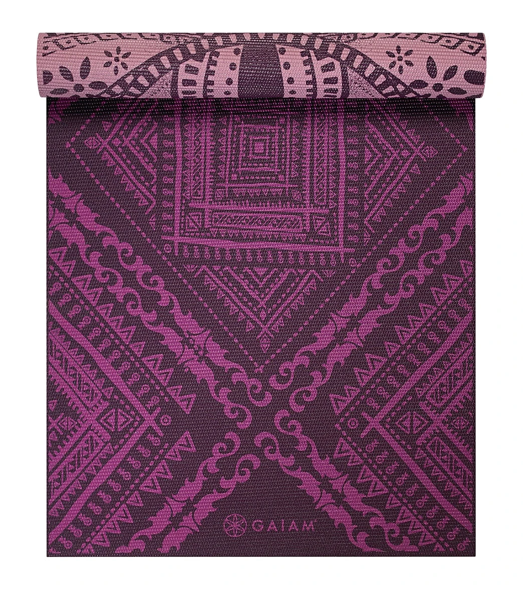 Gaiam 6mm Yoga Mat Reversible Inner Peace - Image 4