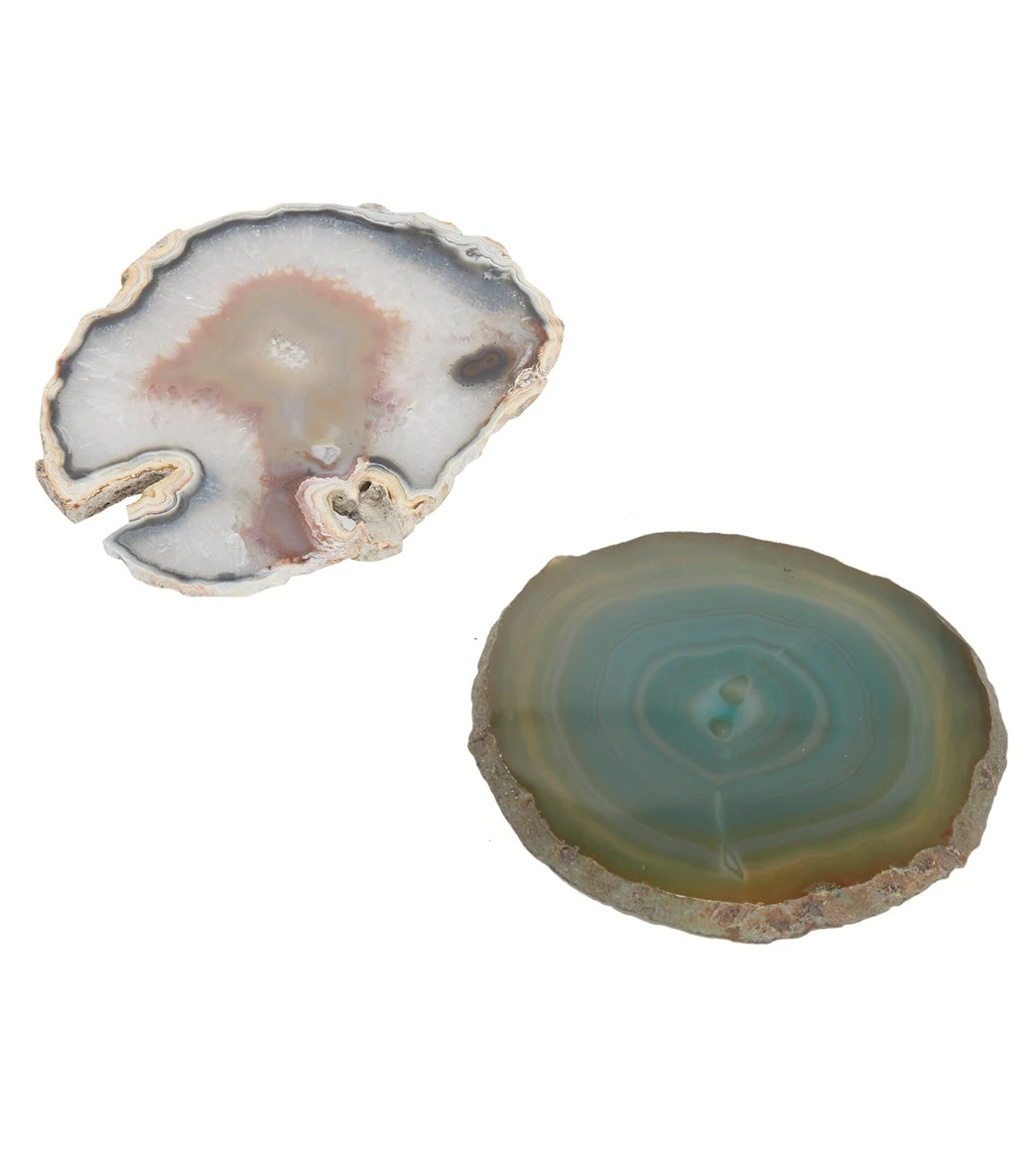 Healing N Love Agate Two Slices Coasters - Image 2