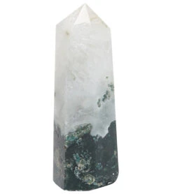 Healing N Love Large Pillar Point Crystal Moss Agate