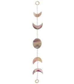 Healing N Love Agate Moon Phases Wall Hanging Purple Agate
