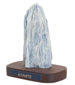 Healing N Love Kyanite Crystal On Wooden Base Kyanite
