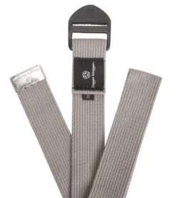 Hugger Mugger 8' Cotton Cinch Yoga Strap Grey