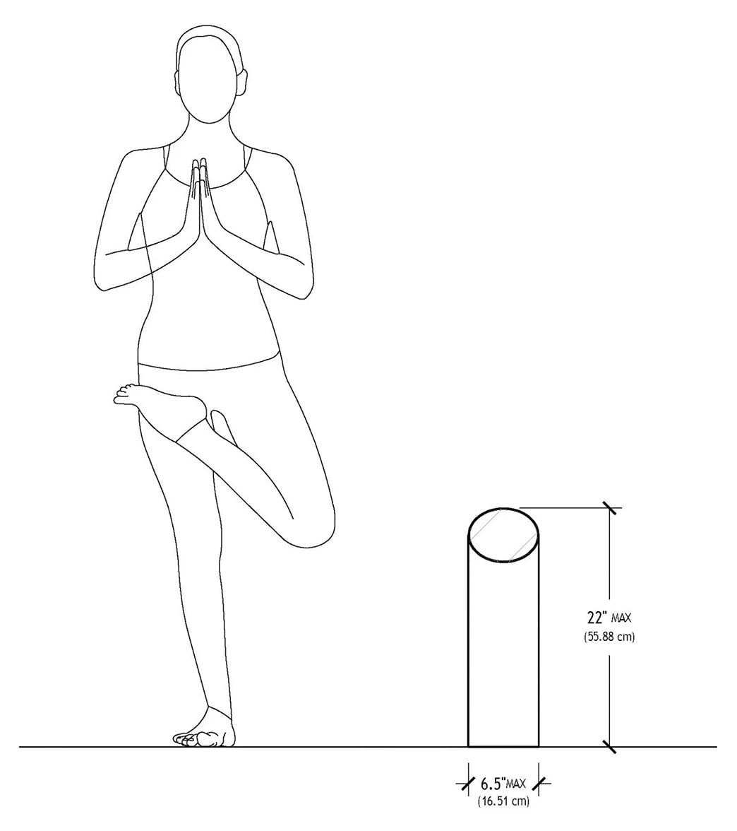 Mache Homi Yoga Mat Storage Tube | Ripple Blue - Image 6